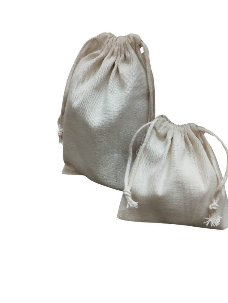 muslin cotton pouches