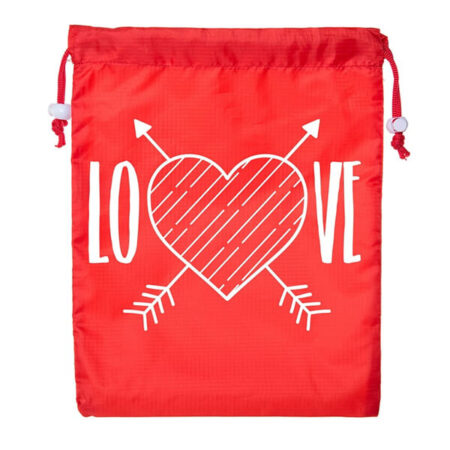 Happy Valentine's Day Drawstring Bags