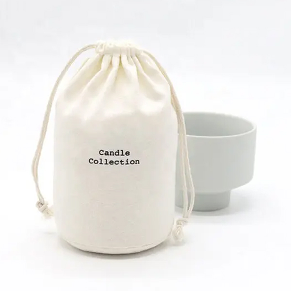 Organic Cotton Candle Bags