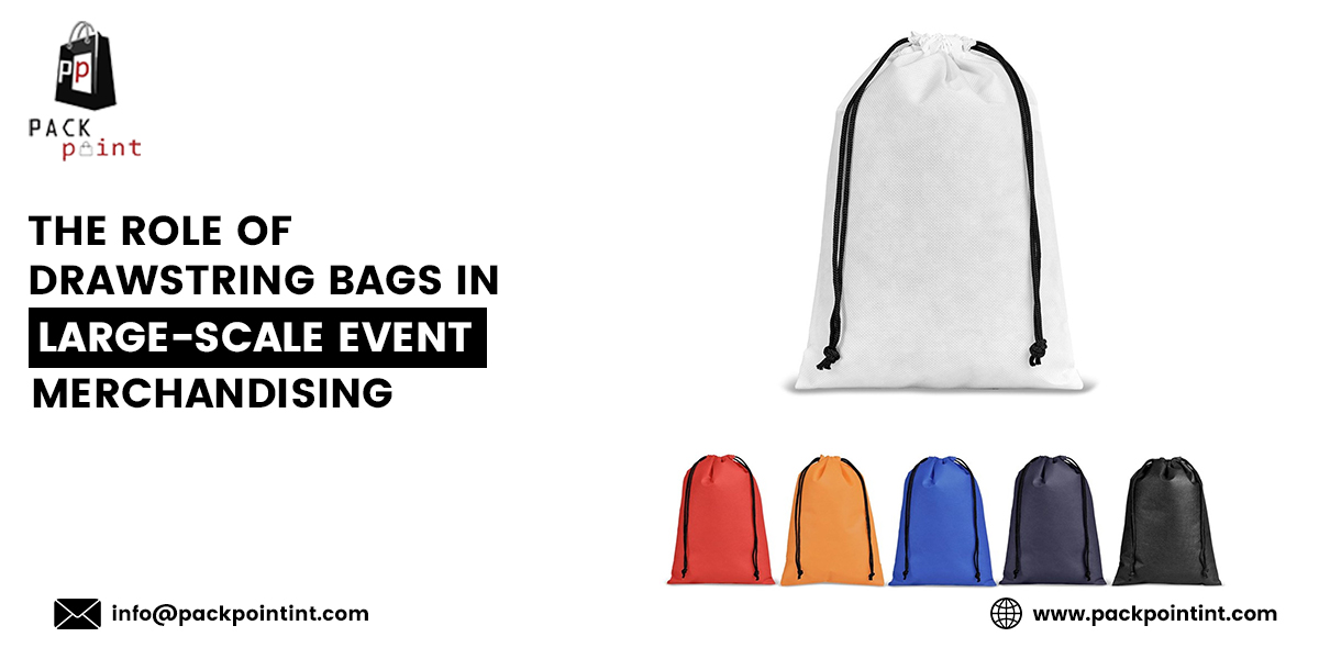 Discover the role of drawstring bags in large-scale event merchandising. Versatile, cost-effective and brandable, they’re ideal for giveaways and attendee kits.