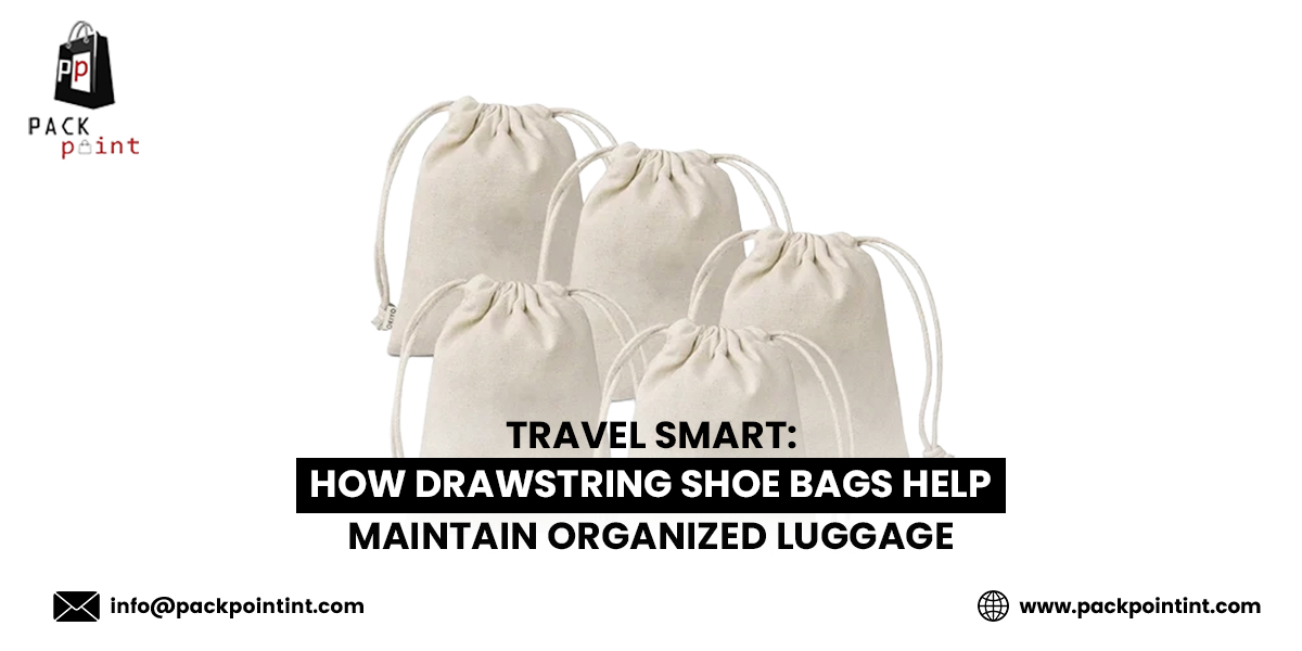 Travel Smart How Drawstring Shoe Bags Help Maintain Organized Luggage